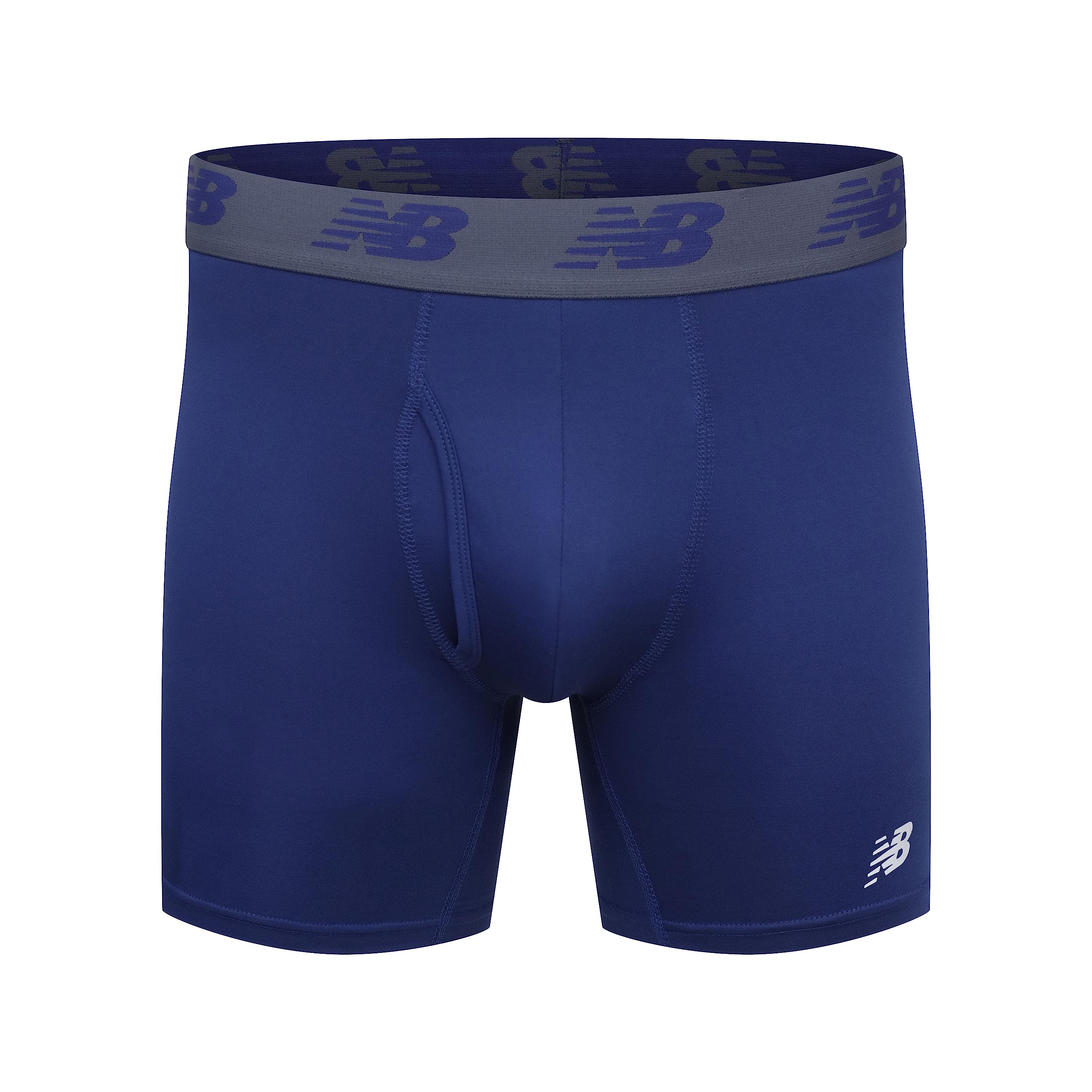 Foto 4 pulgar | Calzoncillo Bóxer New Balance 6 Para Hombre, Paquete De 3 Unidades, Azul/deep Jade/thunder - Venta Internacional.