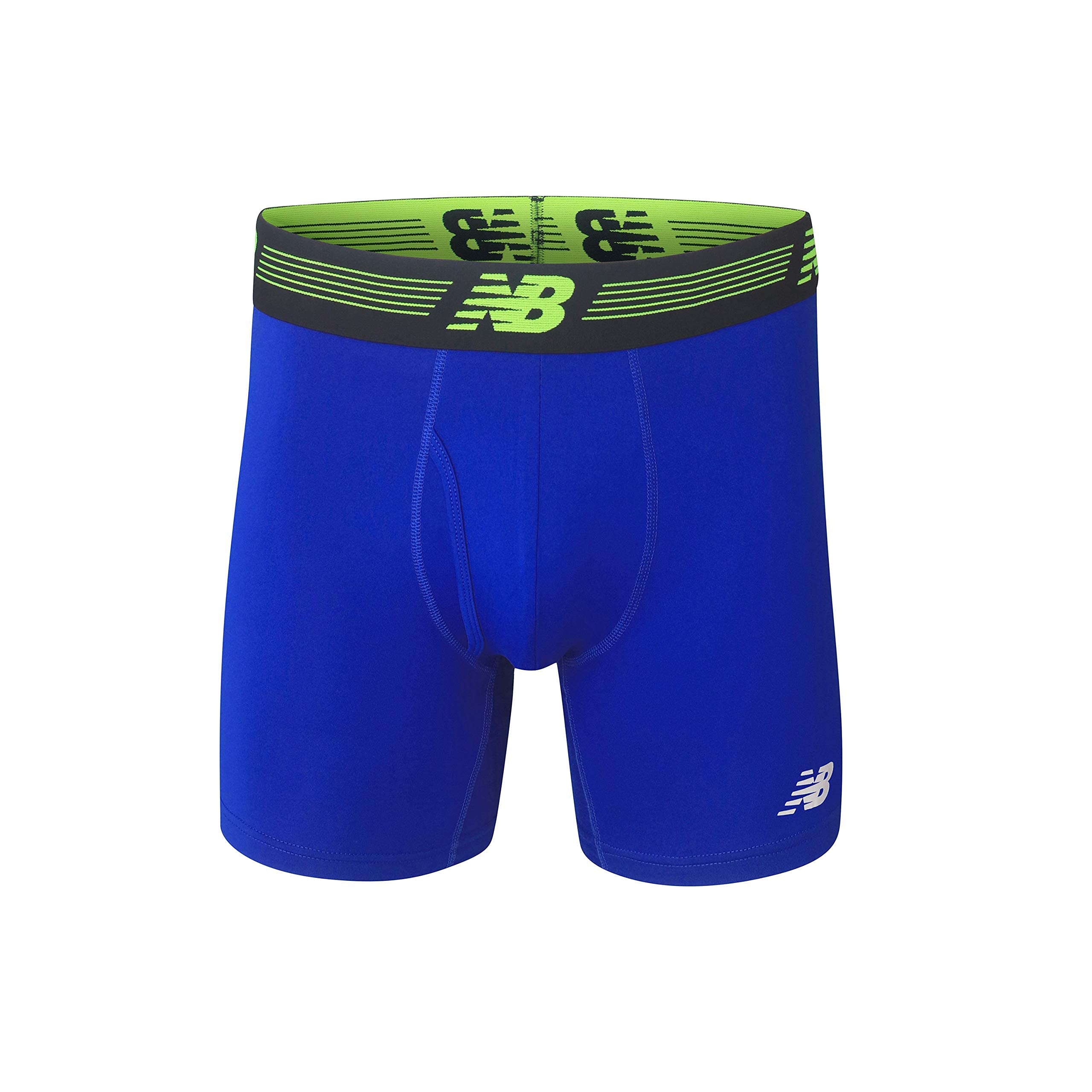 Foto 4 pulgar | Calzoncillos Bóxer New Balance 6 Para Hombre, Paquete De 3, Team Royal/lead/bolt - Venta Internacional.