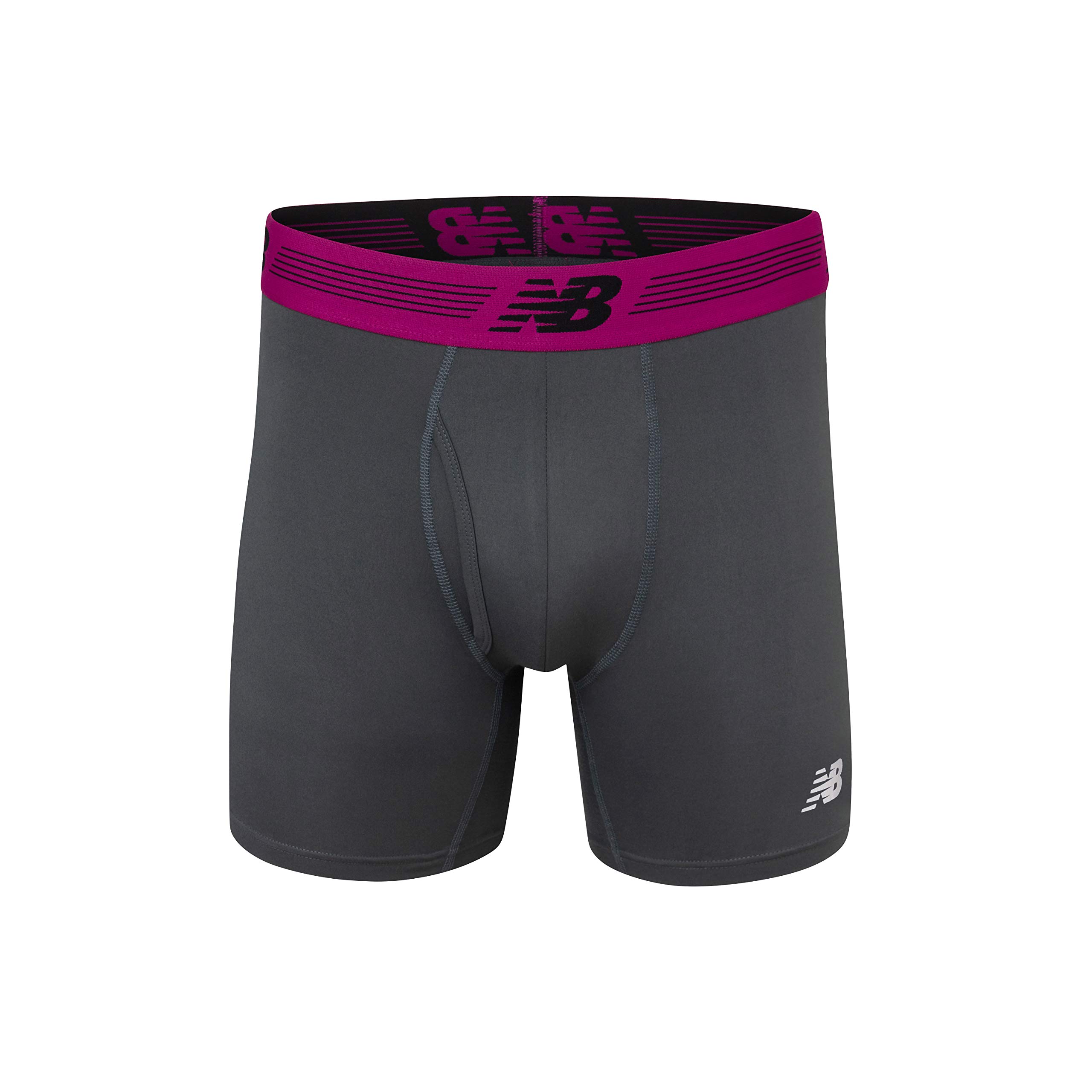 Foto 4 pulgar | Calzoncillos Bóxer New Balance 6 Para Hombre, Parte Delantera Con Funda, Paquete De 3 - Venta Internacional.