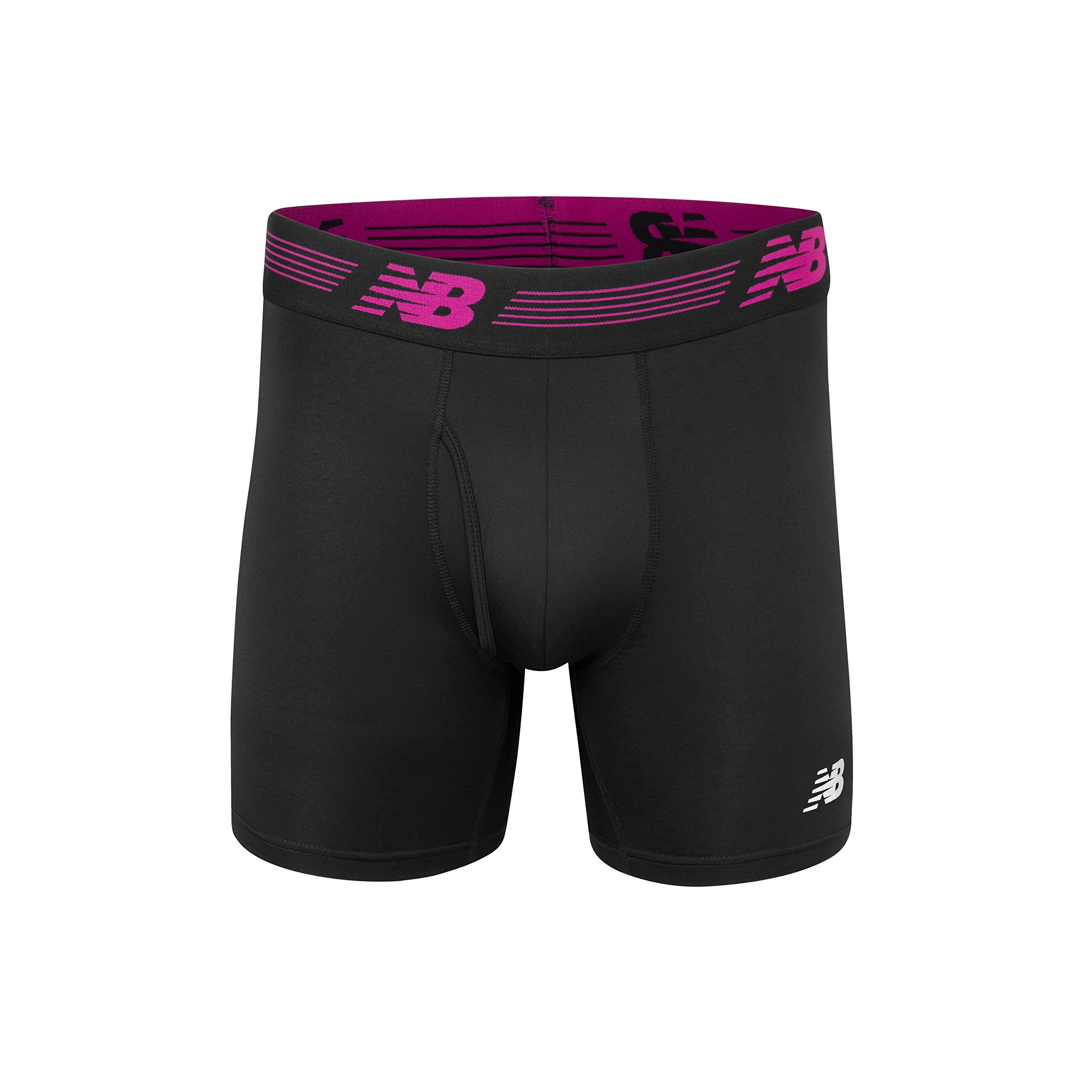 Foto 5 pulgar | Calzoncillos Bóxer New Balance 6 Para Hombre, Parte Delantera Con Funda, Paquete De 3 - Venta Internacional.
