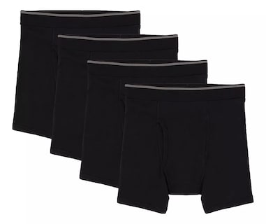 Foto 1 | Boxer Kirkland 4 Pack Signature Mens Super Soft Extra Suave Boxers Color Negro Para Hombres