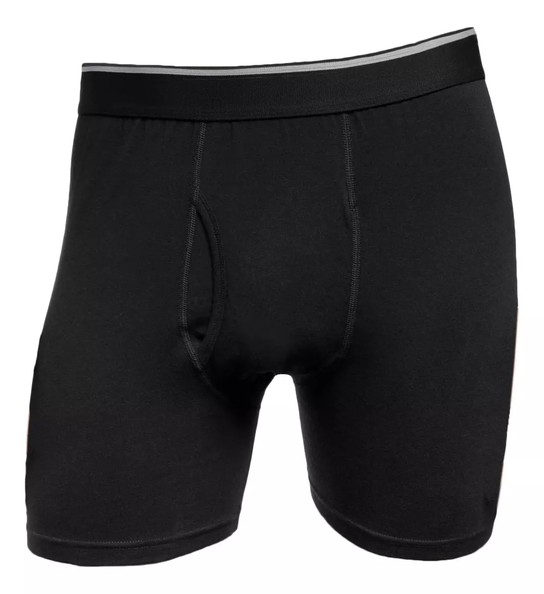 Foto 4 pulgar | Boxer Kirkland  4 Pack Signature Mens Super Soft Extra Suave Boxers Color Negro Para Hombres