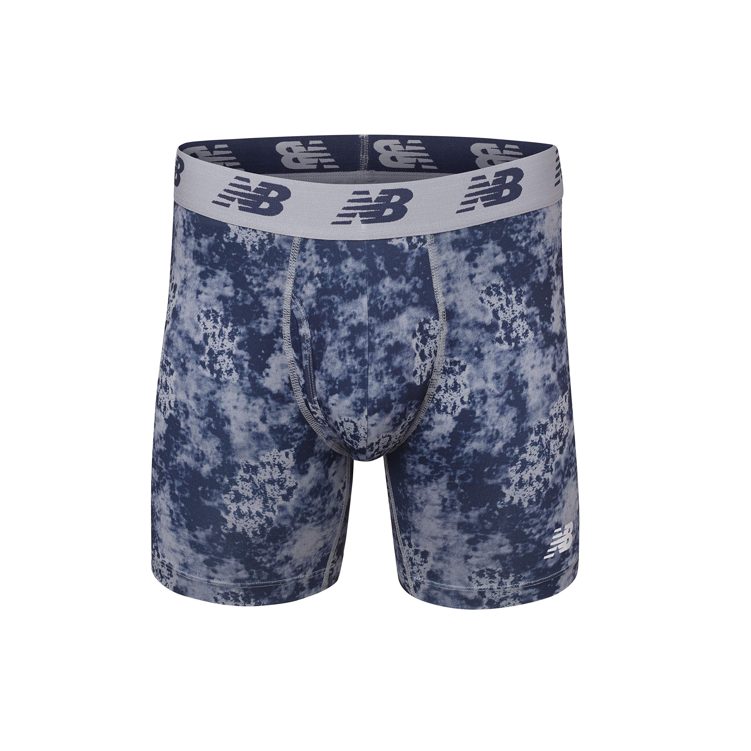 Foto 2 | Calzoncillos Bóxer New Balance 6 Para Hombre Con Funda, Paquete De 3, Talla M - Venta Internacional.