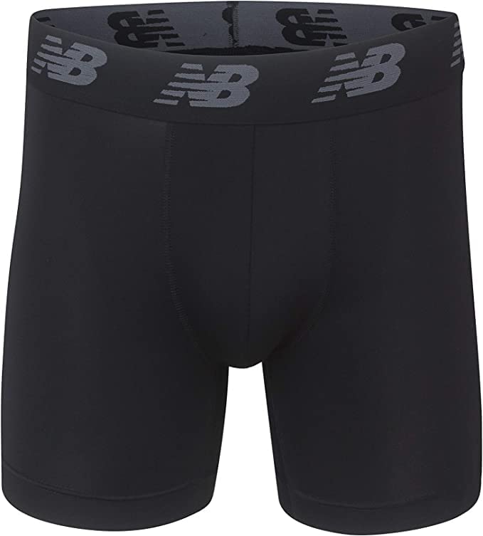 Foto 6 pulgar | Calzoncillo Bóxer New Balance Standard 5 Performance Para Hombre, Negro, Talla S - Venta Internacional.