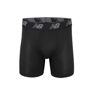 Foto 2 | Calzoncillo Bóxer New Balance Para Hombre, Negro, 5 Pulgadas, Talla L - Venta Internacional.