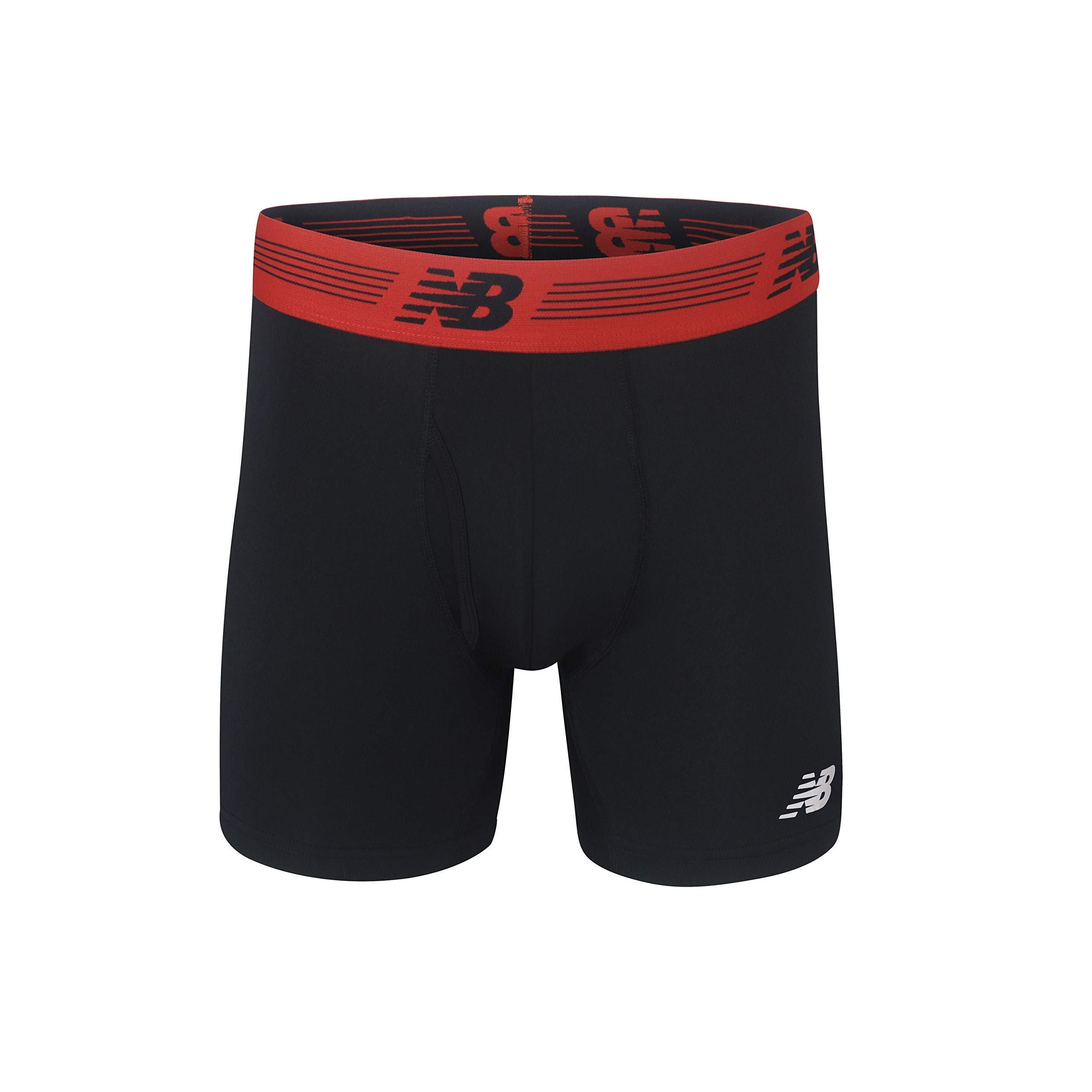 Foto 5 pulgar | Calzoncillos Bóxer New Balance Para Hombre, Paquete De 6 Unidades, Color Rojo Y Negro, Talla M - Venta Internacional.