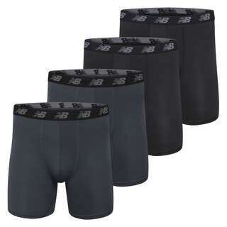 Foto 1 | Calzoncillos Boxer New Balance Standard 5 Performance Para Hombre, Paquete De 4 - Venta Internacional.