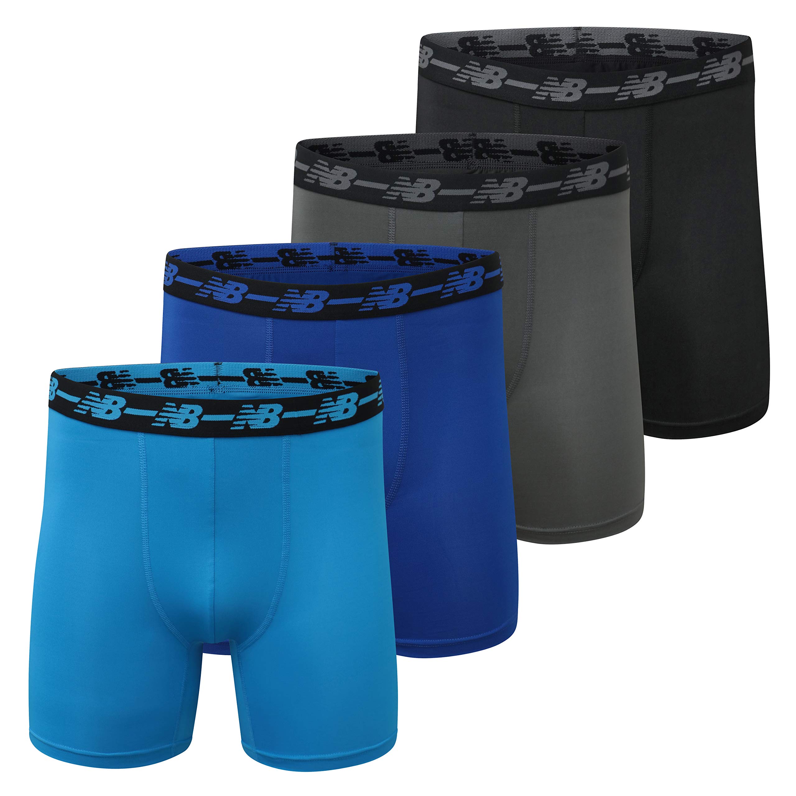Foto 2 pulgar | Calzoncillos Boxer New Balance Standard 5 Performance Para Hombre, Paquete De 4 - Venta Internacional.