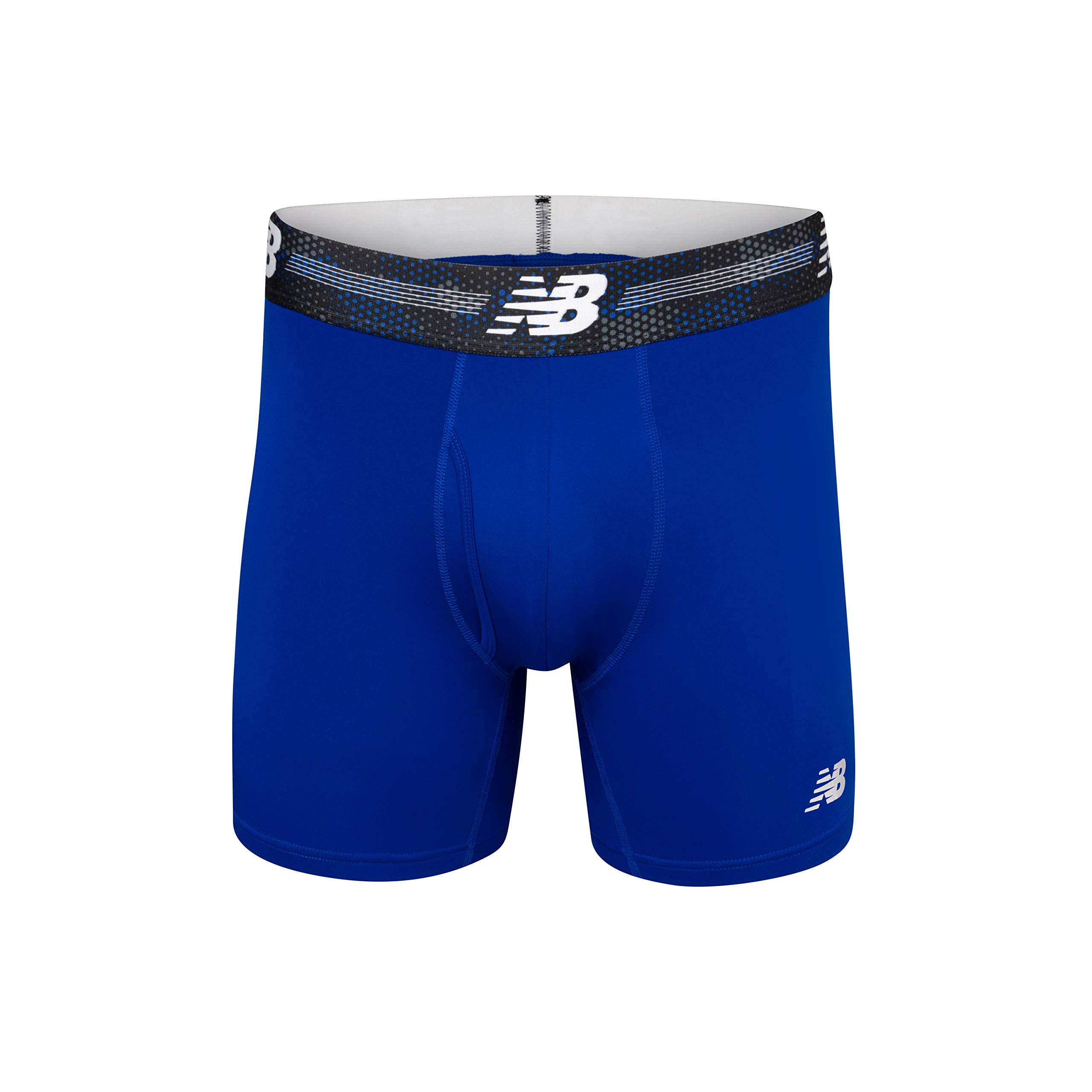 Foto 2 | Calzoncillos Bóxer New Balance 6 Para Hombre, Parte Delantera Con Funda, Paquete De 3 - Venta Internacional.