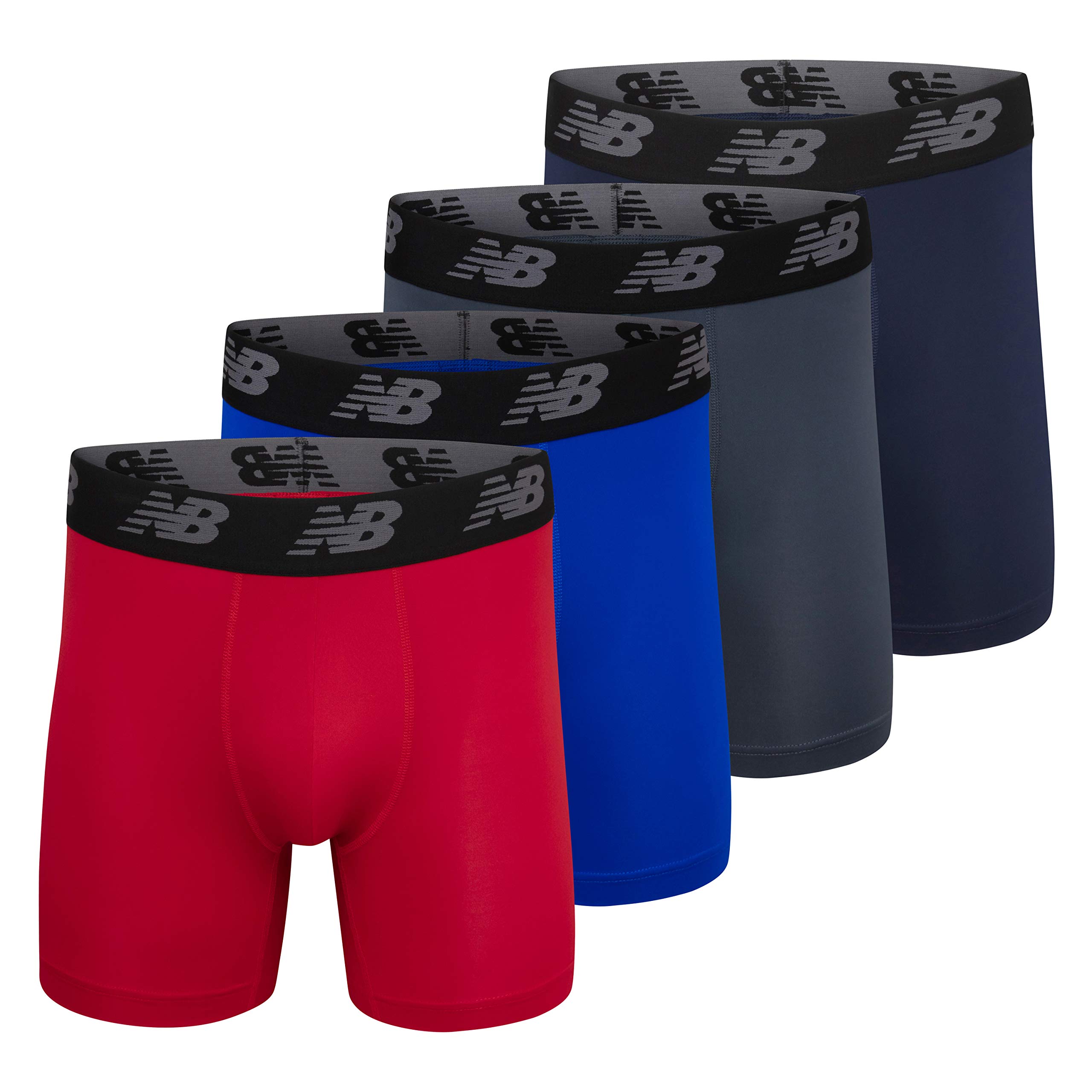 Foto 2 pulgar | Calzoncillos Boxer New Balance Standard 5 Performance Para Hombre, Paquete De 4 - Venta Internacional.