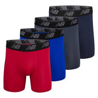 Foto 1 | Calzoncillos Boxer New Balance Standard 5 Performance Para Hombre, Paquete De 4 - Venta Internacional.