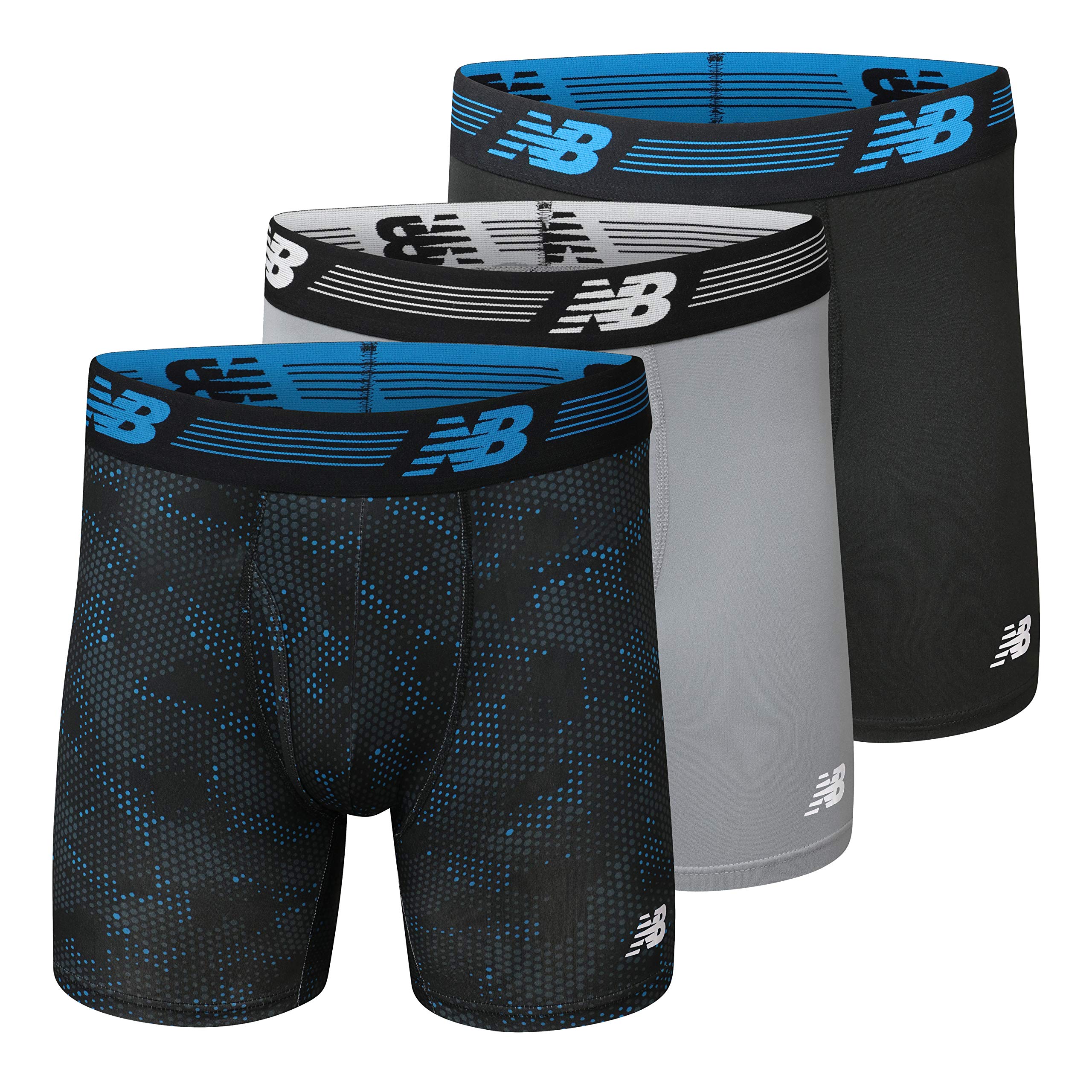 Foto 1 | Calzoncillos Tipo Bóxer New Balance De 6 Pulgadas Sin Etiqueta Para Hombre, Paquete De 3 - Venta Internacional.