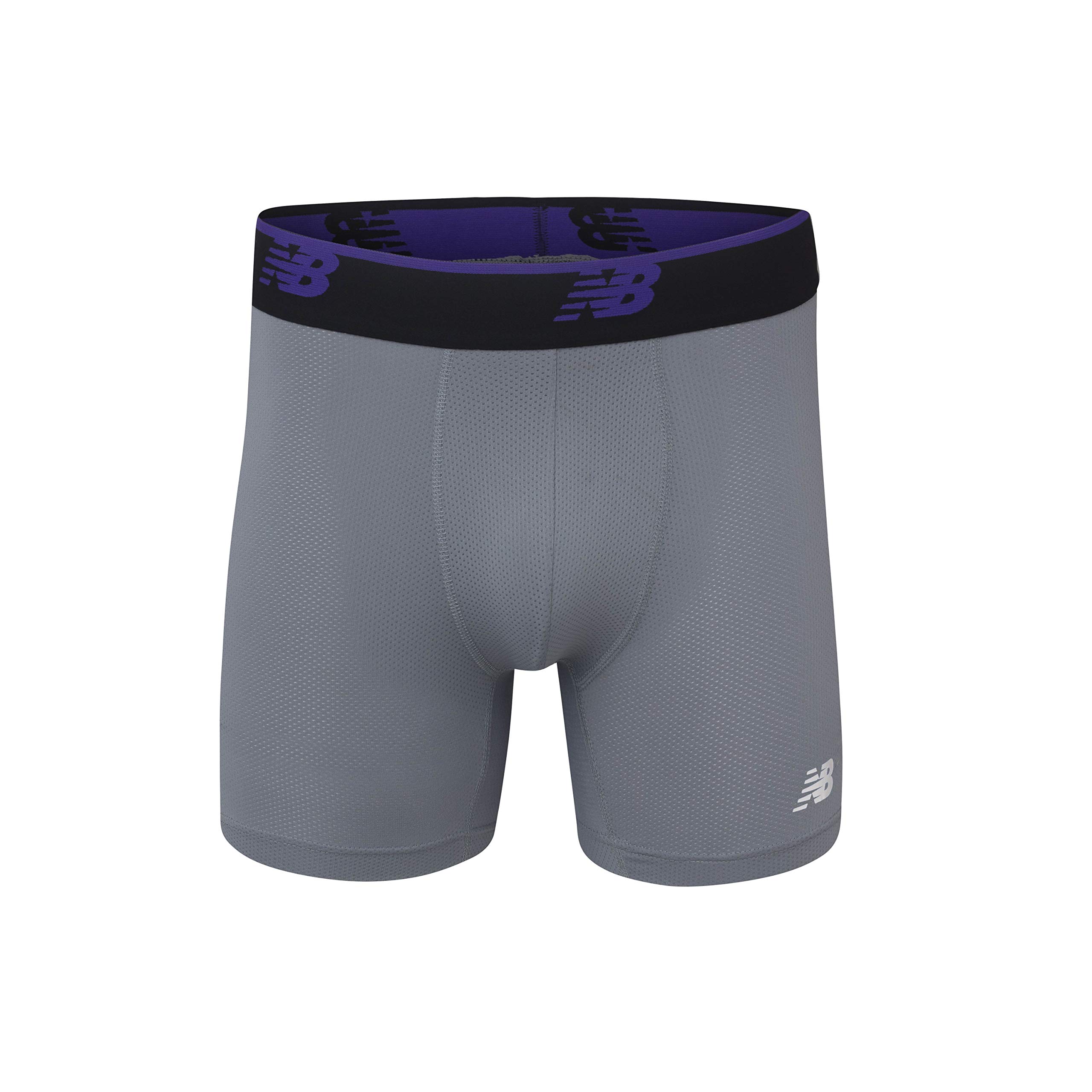 Foto 4 pulgar | Calzoncillos Bóxer New Balance Mesh 5 No Fly Para Hombre (paquete De 3) - Venta Internacional.