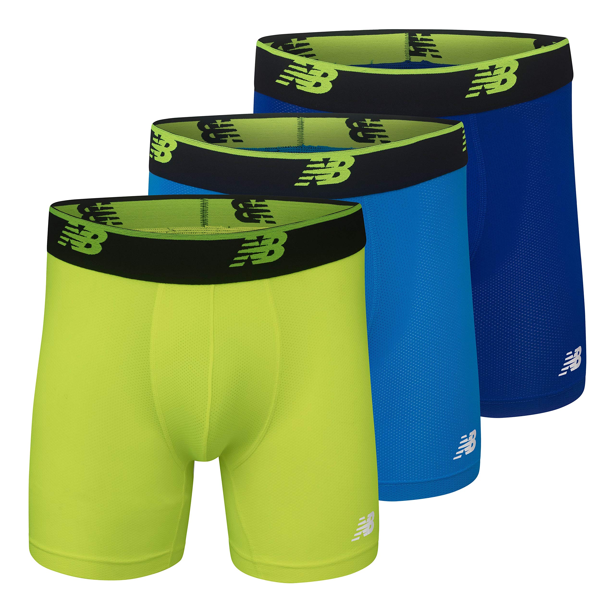 Calzoncillos Bóxer New Balance Mesh 5 No Fly Para Hombre (paquete De 3) - Venta Internacional.