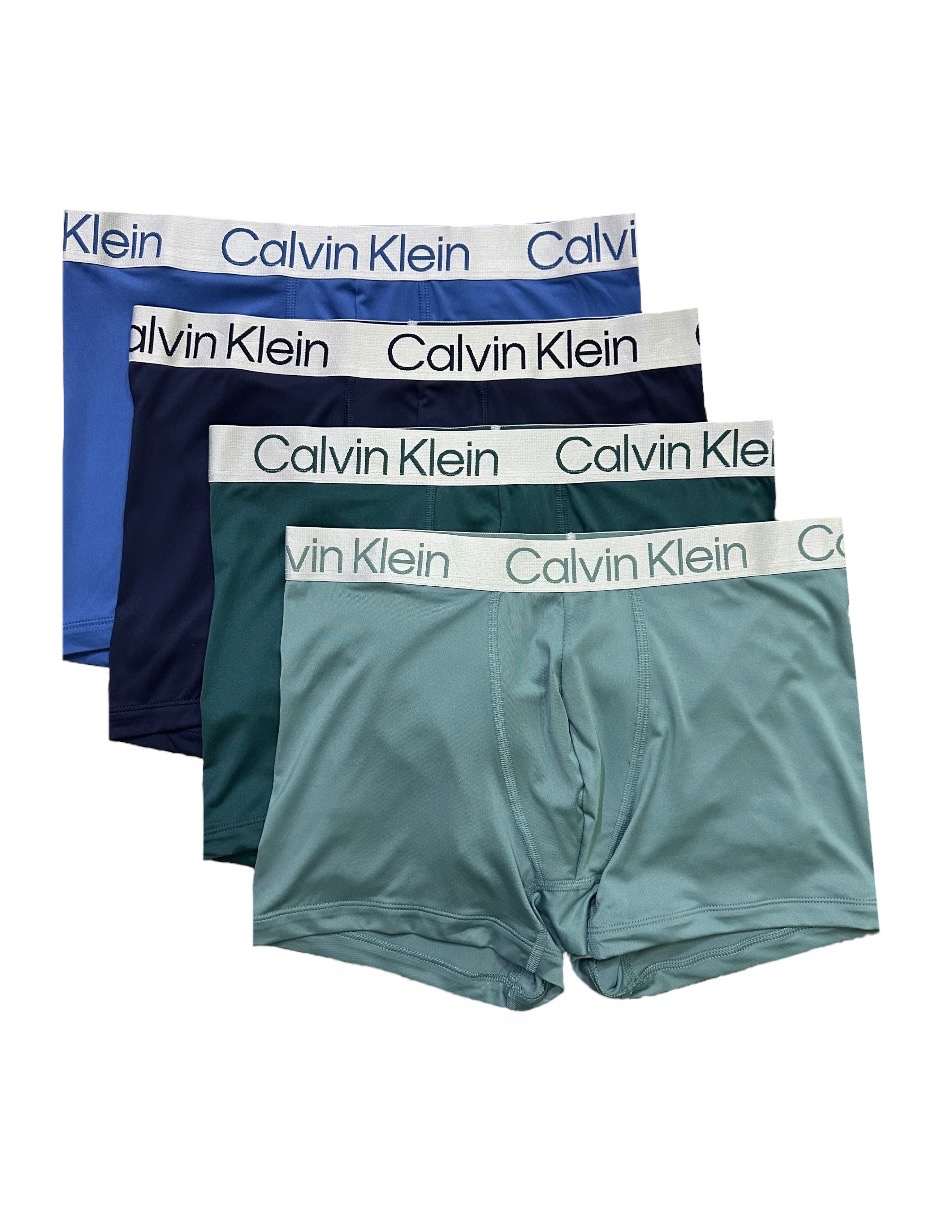 Foto 2 pulgar | Boxer Calvin Klein 4 Pack Calzones Trunk De Microfibra