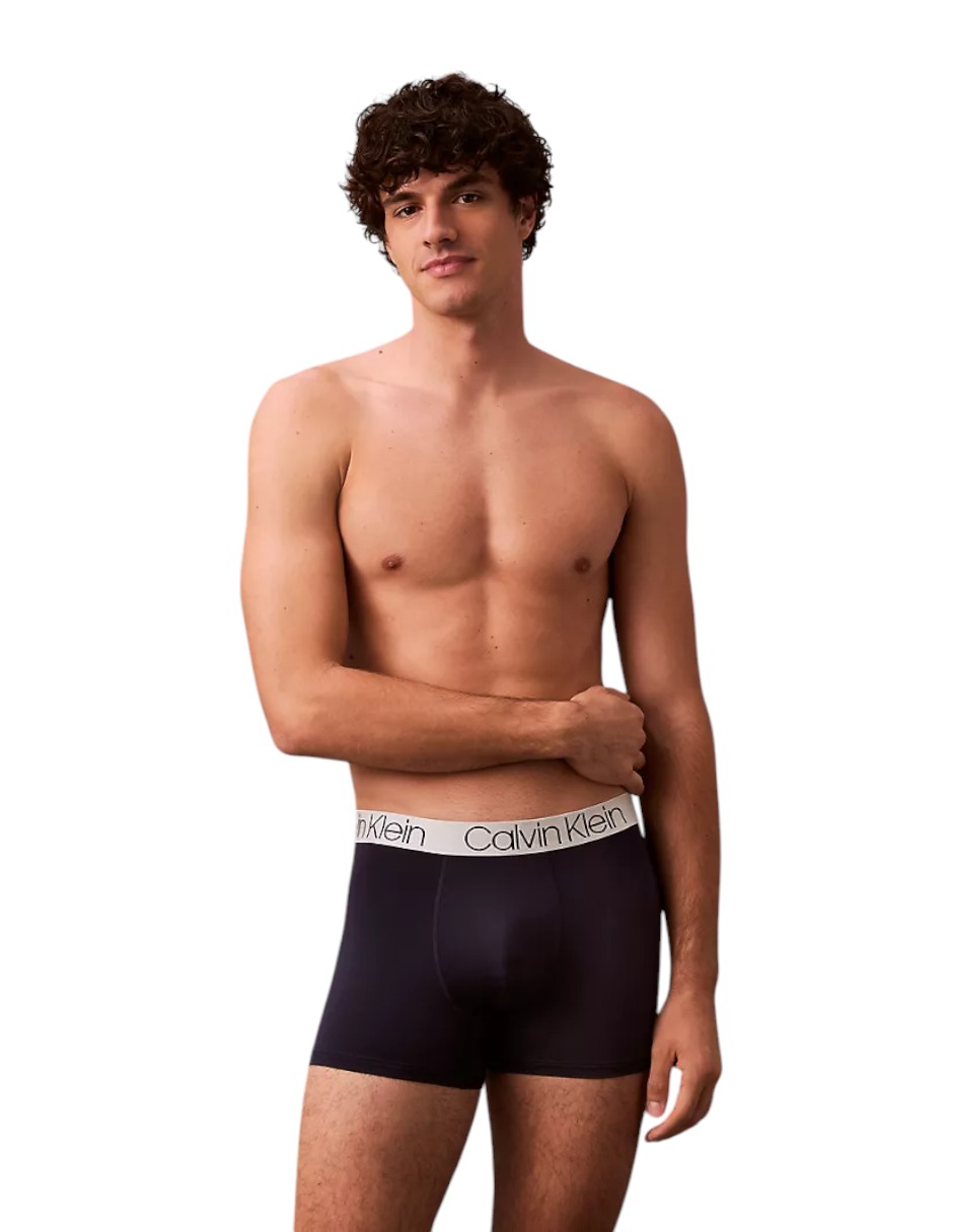 Foto 3 pulgar | Boxer Calvin Klein 4 Pack Calzones Trunk De Microfibra