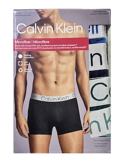 Foto 6 | Boxer Calvin Klein 4 Pack Calzones Trunk De Microfibra