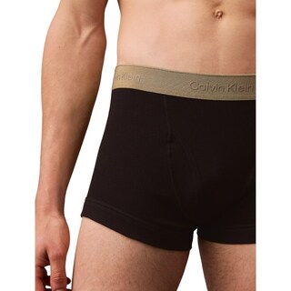 Foto 3 | Boxers 5 Pack Calvin Klein Algodón Largos Negros