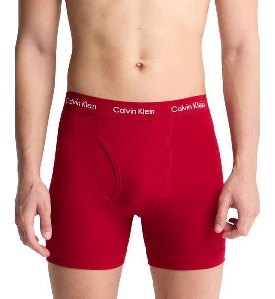 Foto 3 pulgar | Boxers 3 Pack Calvin Klein Algodón Largos Colores