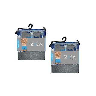 Foto 2 | Boxer Zaga Largo 6 Pack Azul