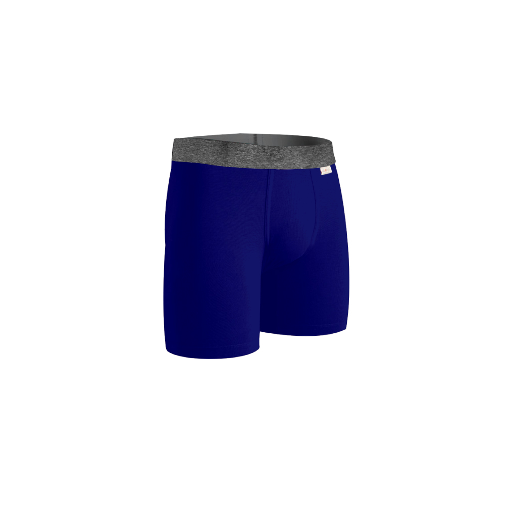 Foto 5 pulgar | Boxer Zaga Largo  6 Pack Rombos Azul