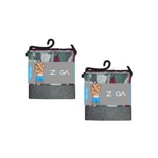 Foto 2 | Boxer Zaga Largo 6 Pack Camuflaje Vino