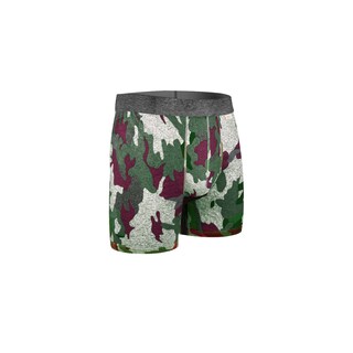 Foto 3 | Boxer Zaga Largo 6 Pack Camuflaje Vino