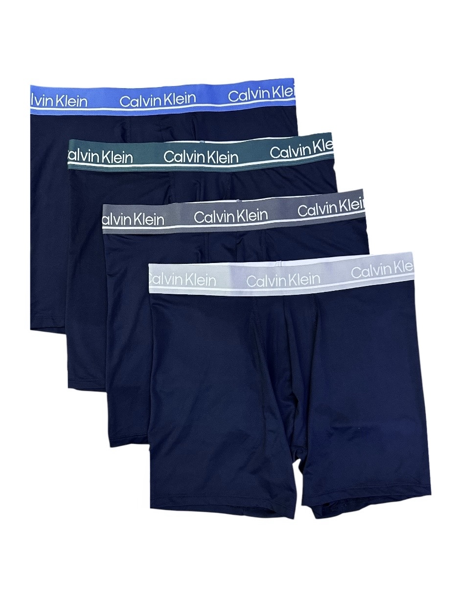 Foto 2 pulgar | Boxer Brief 4 Pack Calvin Klein Microfibra Nc