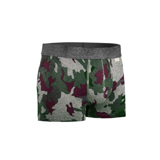 Foto 2 | Boxer Zaga Corto 6 Piezas Camuflaje Vino
