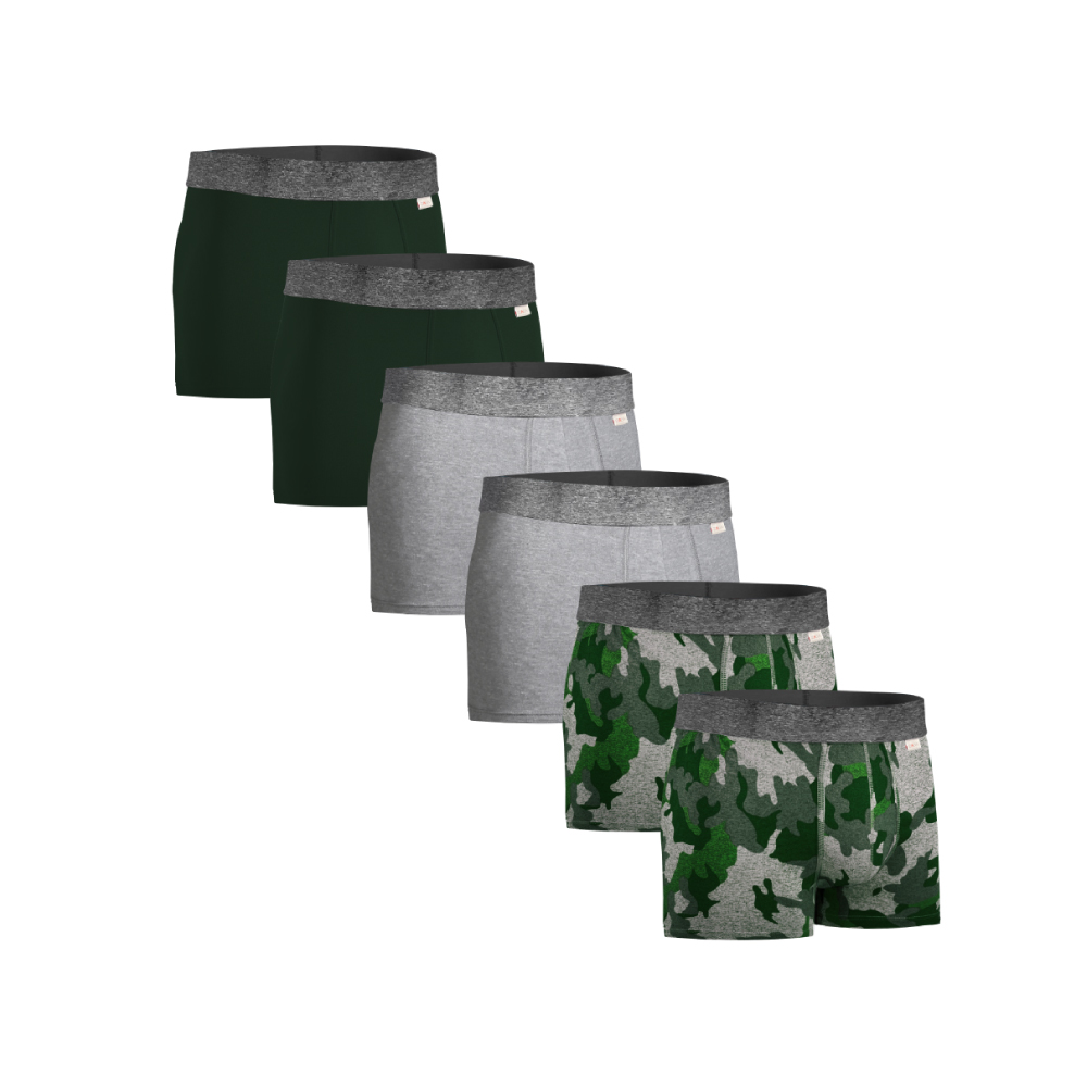Bóxer Zaga de 6 Piezas para Hombre