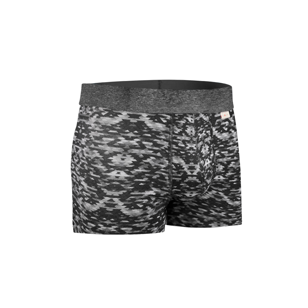 Foto 5 | Boxer Zaga Corto 6 Piezas Rombos Negro