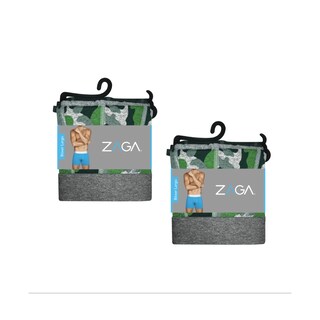 Foto 1 | Boxer Zaga Largo 6 Pack Camuflaje Verde