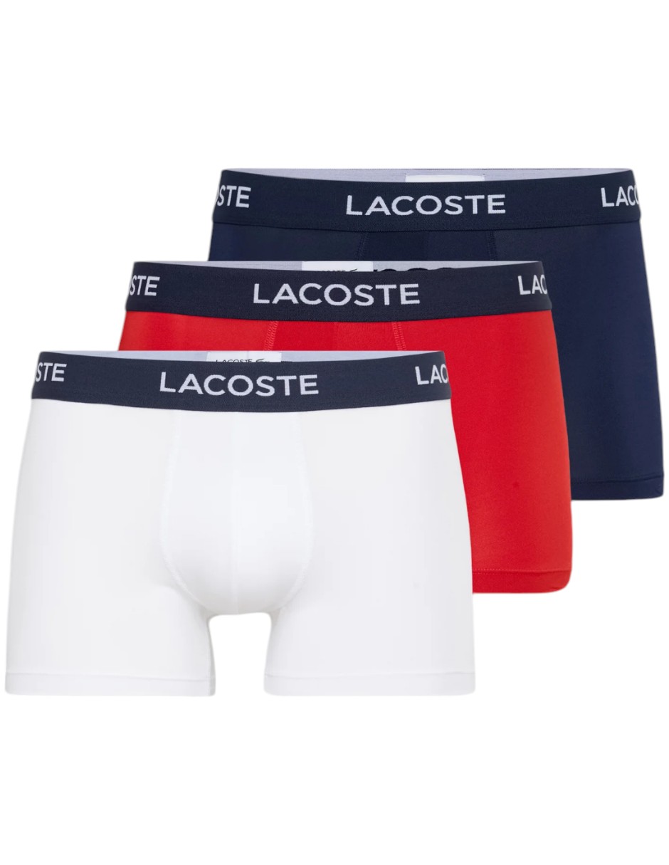 Foto 2 pulgar | Boxers Lacoste 3 Pack Cortos Algodón Para Hombre - Original