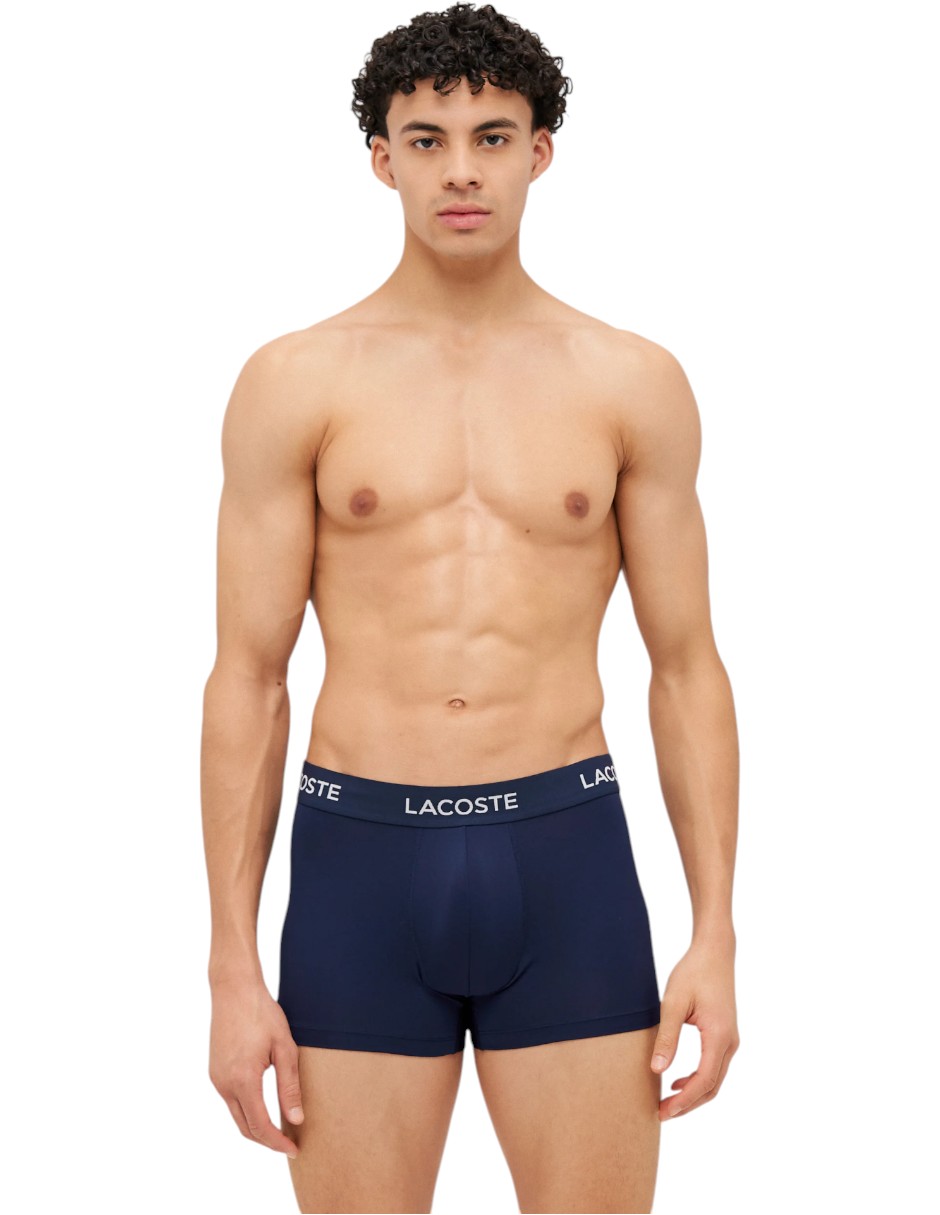 Foto 5 pulgar | Boxers Lacoste 3 Pack Cortos Algodón Para Hombre - Original