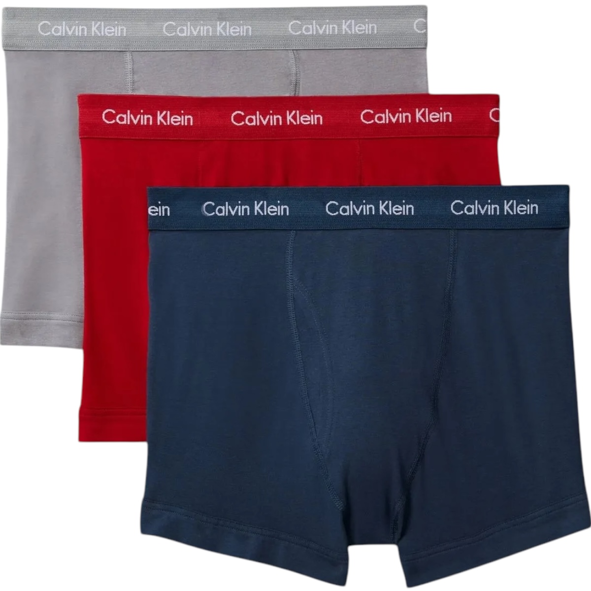 Foto 2 pulgar | Boxers Calvin Klein 3 Pack Cortos De Algodon Fit