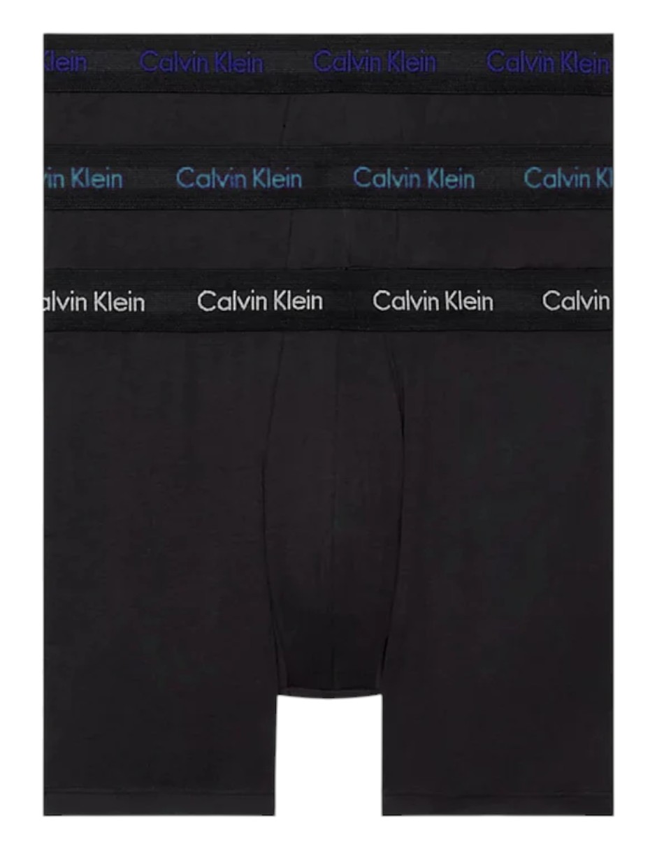 Foto 2 pulgar | Boxer Calvin Klein Cotton Stretch Para Hombre Brief 3 Pack
