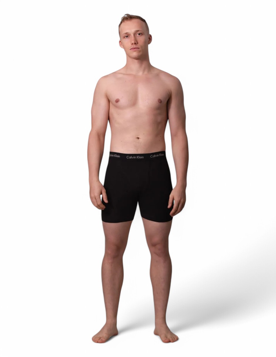 Foto 4 pulgar | Boxer Calvin Klein Cotton Stretch Para Hombre Brief 3 Pack