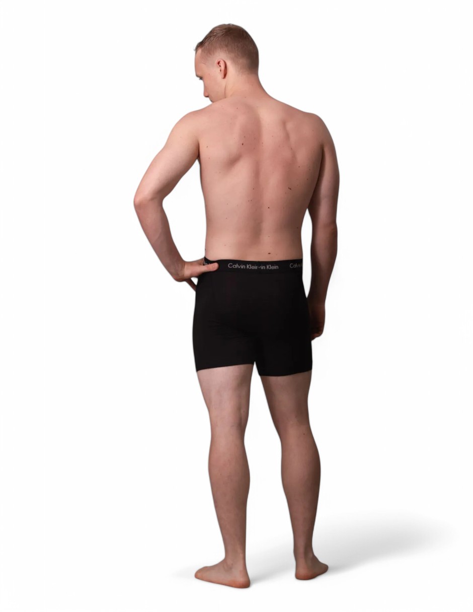 Foto 5 pulgar | Boxer Calvin Klein Cotton Stretch Para Hombre Brief 3 Pack