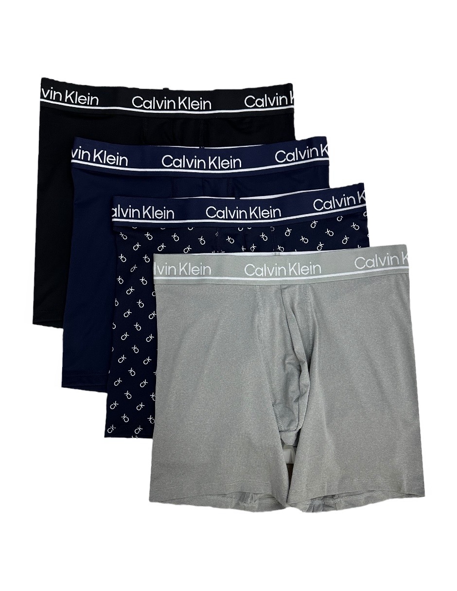 Foto 2 pulgar | Boxer De Microfibra Calvin Klein De Algodon Para Hombre 4 Pack