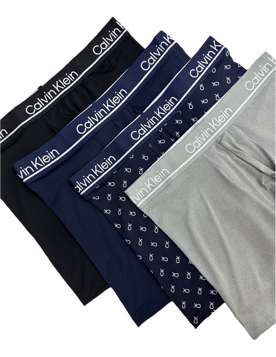 Foto 3 pulgar | Boxer De Microfibra Calvin Klein De Algodon Para Hombre 4 Pack