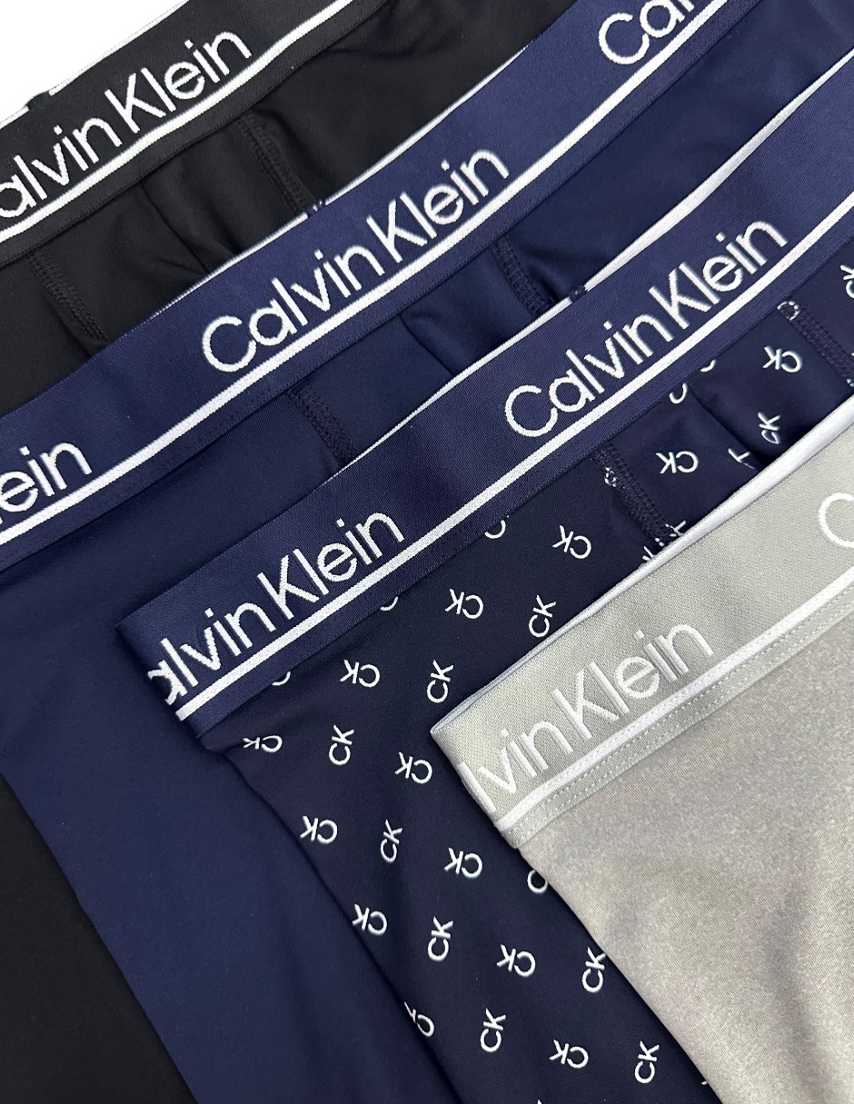 Foto 4 pulgar | Boxer De Microfibra Calvin Klein De Algodon Para Hombre 4 Pack
