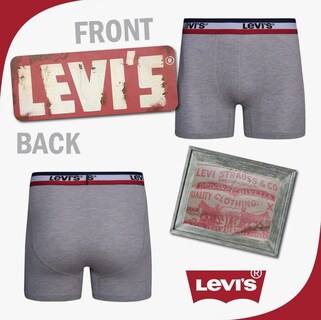 Foto 4 | Boxer Levis 5 Piezas Classic Cotton De Algodón Para Hombre