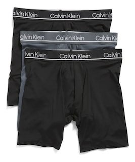 Foto 2 | Boxers Largos Calvin Klein Micro Plus Pack De 3 Piezas Para Hombre