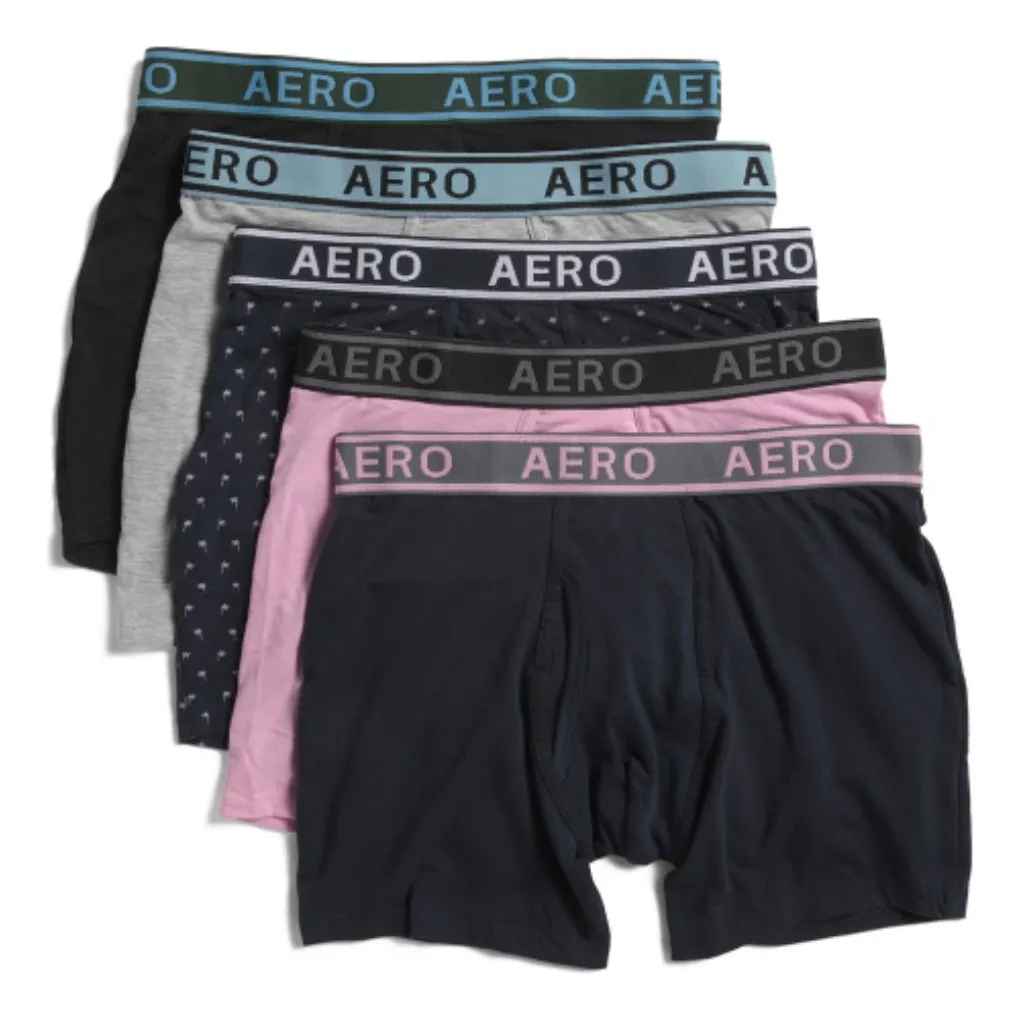 Foto 2 pulgar | Boxer Aeropostale 5 Pack Algodón Elásticos Para Hombre