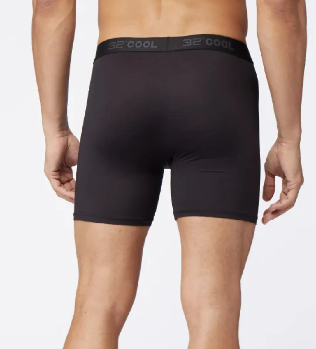 Foto 4 | Boxer Deportivo 32 Degrees Pack De 3 Calzonzillo De Malla Cómodos Para Hombre