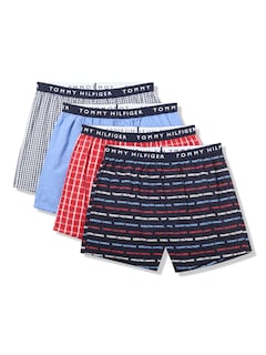 Foto 1 | Boxer Tommy Hilfiger, Clásico, Algodón, Paquete De 4 Unidades - Venta Internacional.