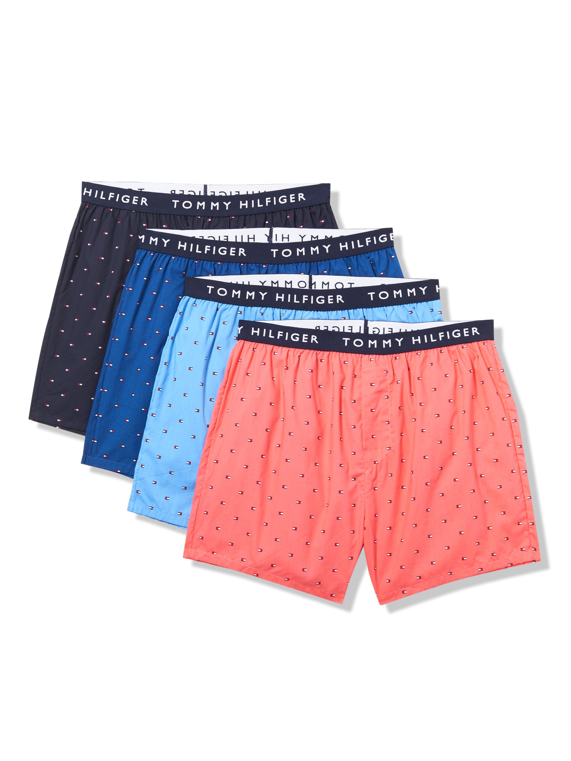 Foto 2 pulgar | Boxer Tommy Hilfiger, Clásico, Algodón, Paquete De 4 Unidades - Venta Internacional.