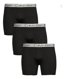 Foto 1 | Calvin Klein Boxer Briefs Pack De 3 Para Hombre, Color Todo Negro, Súper Cómodos Y Elásticos