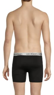 Foto 3 | Calvin Klein Boxer Briefs Pack De 3 Para Hombre, Color Todo Negro, Súper Cómodos Y Elásticos