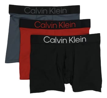 Foto 1 | Calvin Klein Boxer Briefs Pack De 3 Con Logo Bold Para Hombre, Diseño Deportivo, En Tonos Turbulence